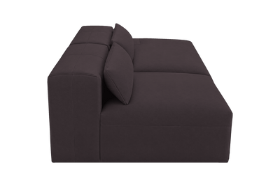 Jasmine Right Chaise Open Sofa in Dante Charcoal