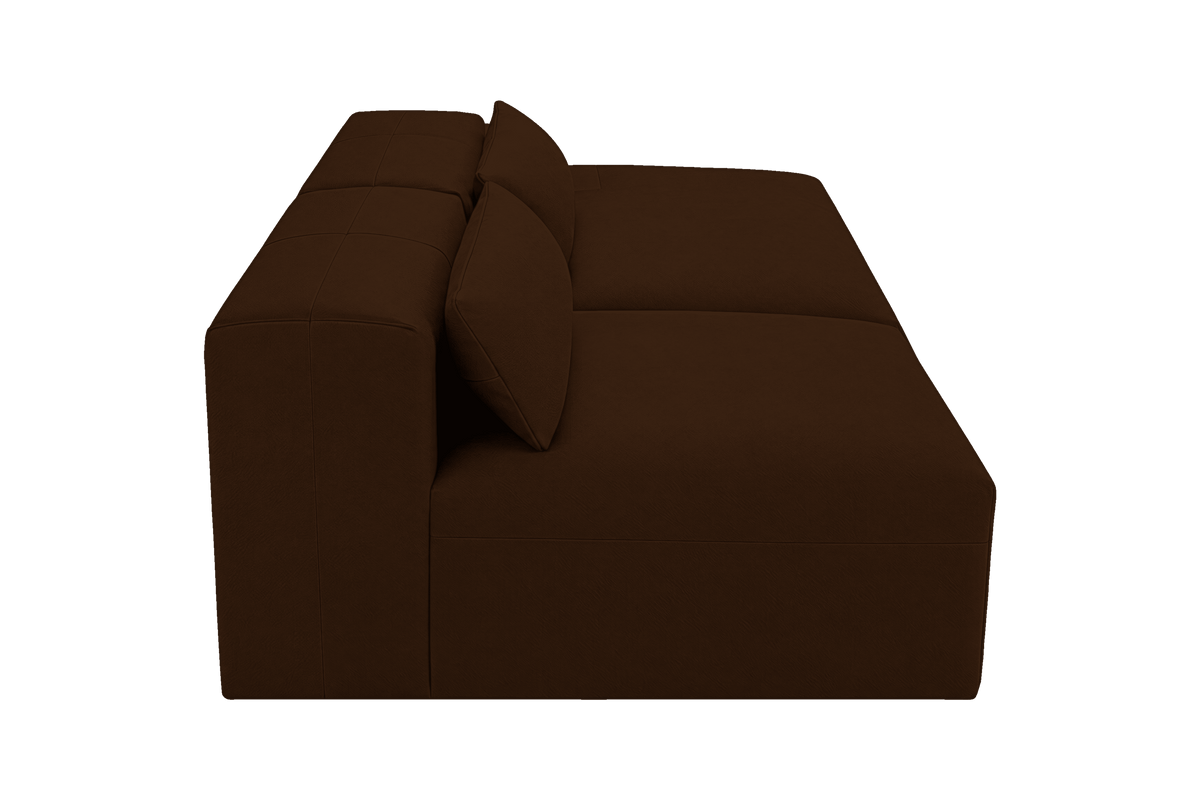 Jasmine Right Chaise Open Sofa in Marfa Denton