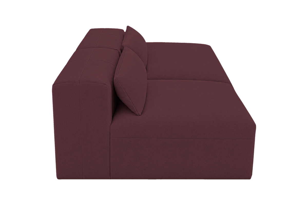 Jasmine Right Chaise Open Sofa in Fresco Figaro