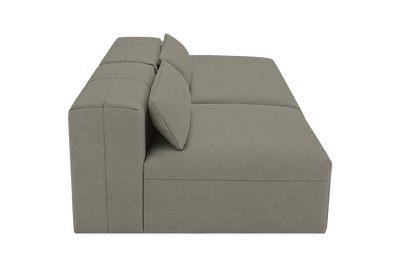 Jasmine Right Chaise Open Sofa in Felix Glace