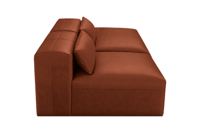 Jasmine Right Chaise Open Sofa in Momo Grower
