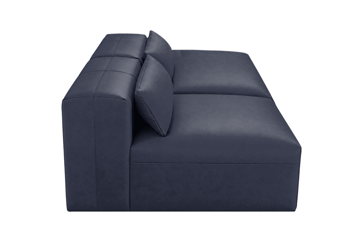 Jasmine Right Chaise Open Sofa in Momo Midnight
