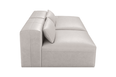 Jasmine Right Chaise Open Sofa in Momo Milky