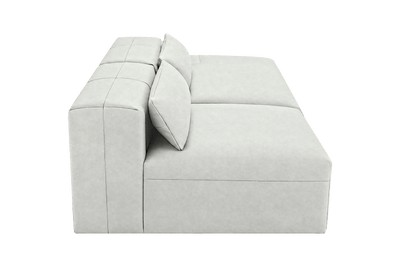 Jasmine Right Chaise Open Sofa in Felix Milky