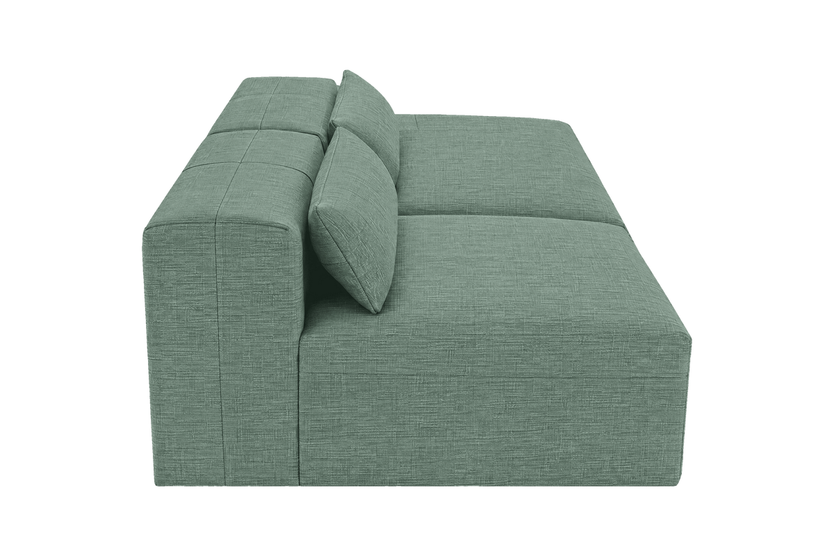 Jasmine Right Chaise Open Sofa in Roni Nane