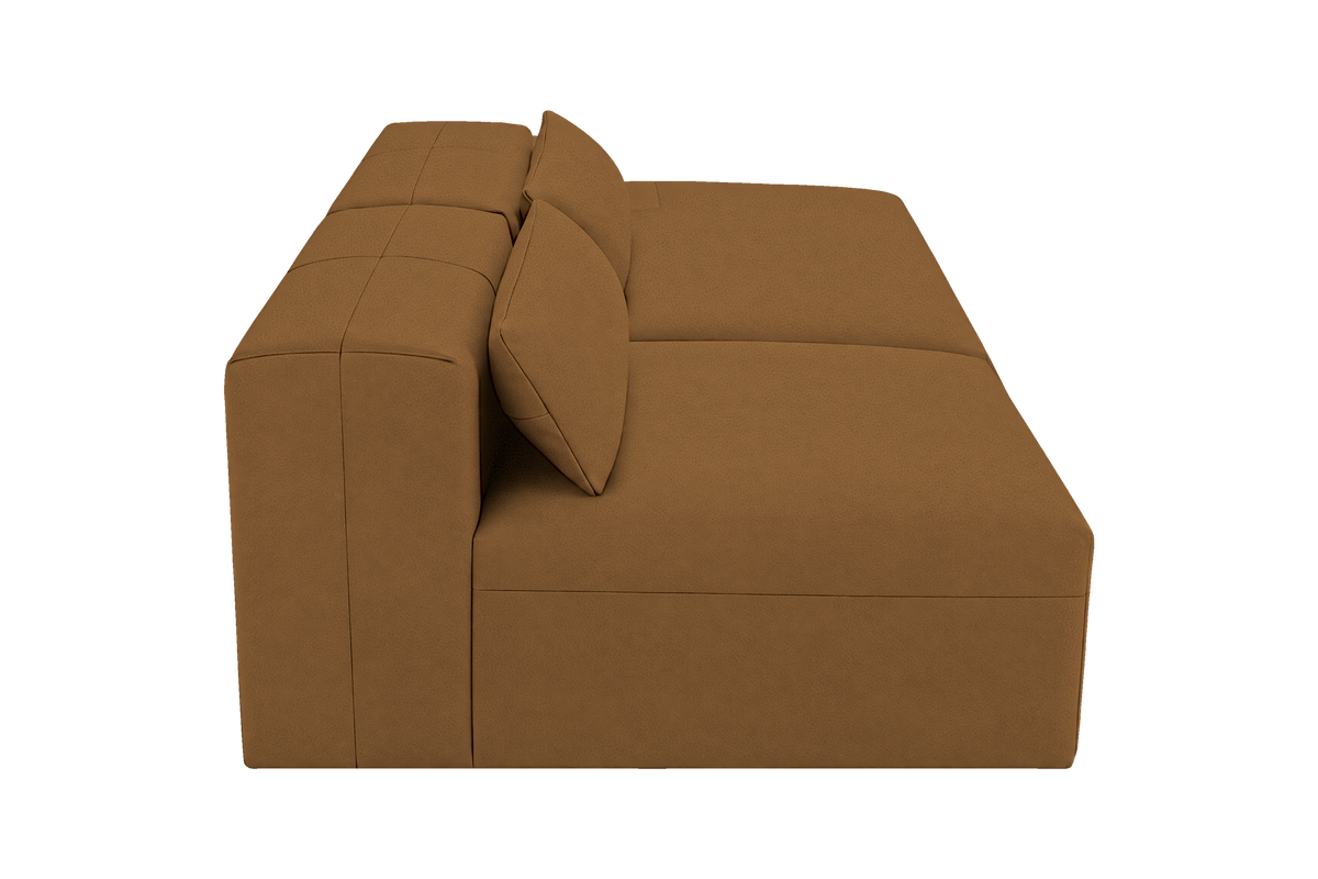 Jasmine Right Chaise Open Sofa in Felix Pisco