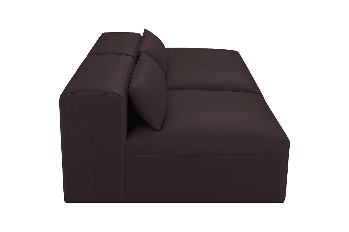 Jasmine Right Chaise Open Sofa in Momo Rollie