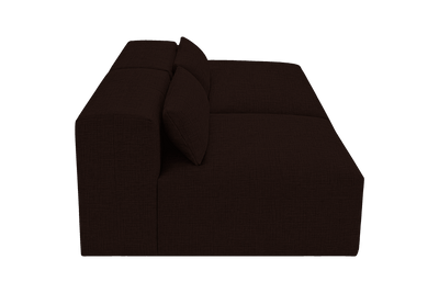 Jasmine Right Chaise Open Sofa in Mosquito Terra