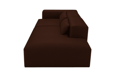 Jasmine Right Chaise Sofa in Momo Biscuit