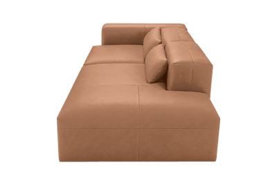 Jasmine Right Chaise Sofa in Momo Camel