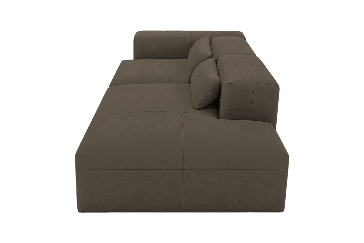 Jasmine Right Chaise Sofa in Fresco Cos