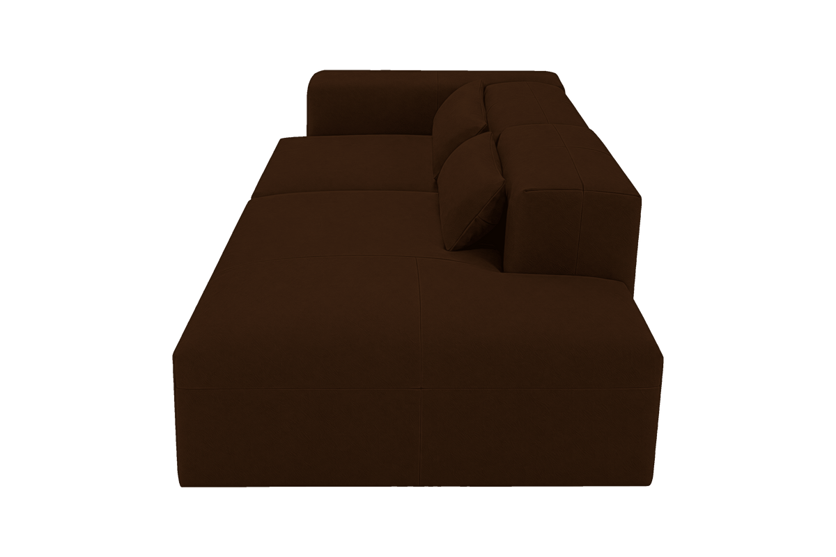 Jasmine Right Chaise Sofa in Marfa Denton