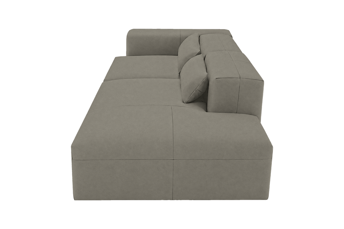 Jasmine Right Chaise Sofa in Felix Glace