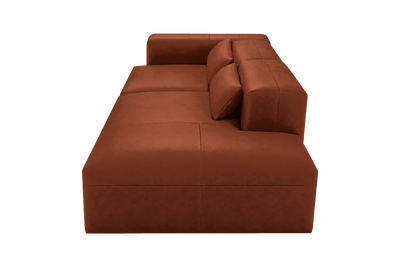 Jasmine Right Chaise Sofa in Momo Grower