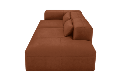 Jasmine Right Chaise Sofa in Dante Hazel
