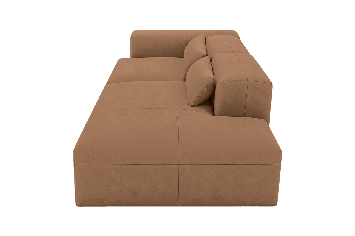Jasmine Right Chaise Sofa in Fresco Hazel