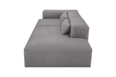 Jasmine Right Chaise Sofa in Dante Meteor