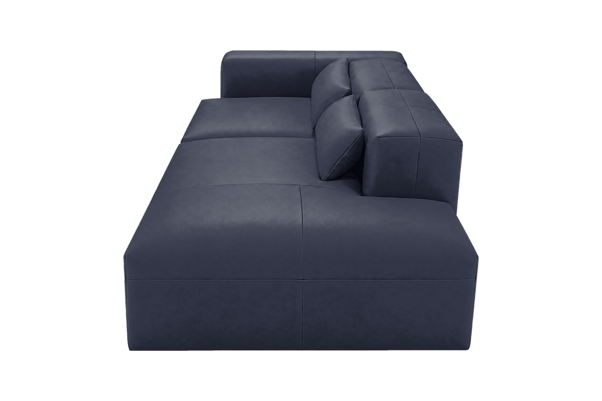 Jasmine Right Chaise Sofa in Momo Midnight
