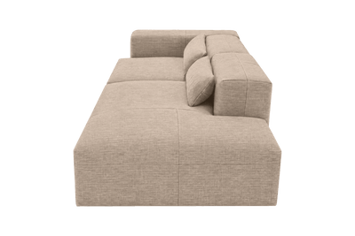 Jasmine Right Chaise Sofa in Roni Pine Nut