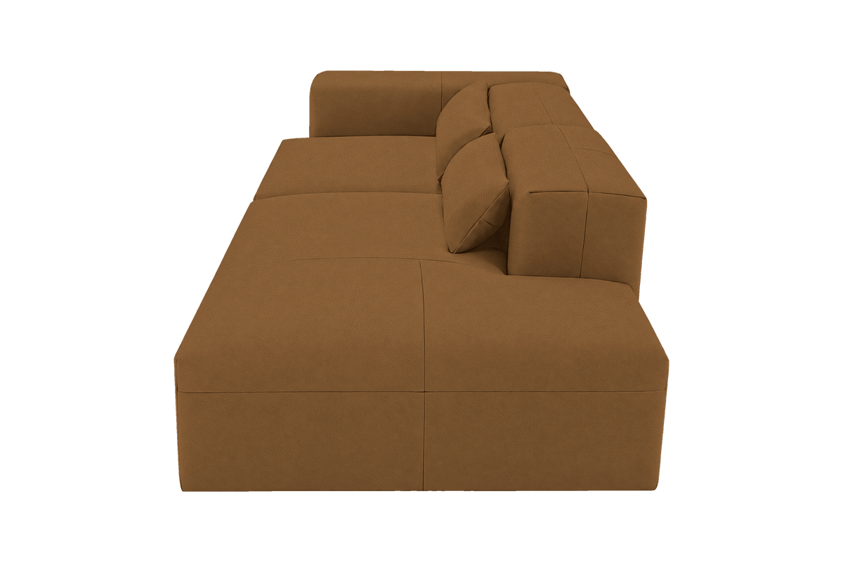 Jasmine Right Chaise Sofa in Felix Pisco