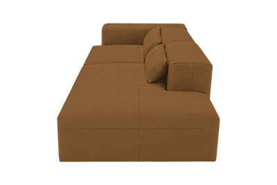 Jasmine Right Chaise Sofa in Felix Pisco