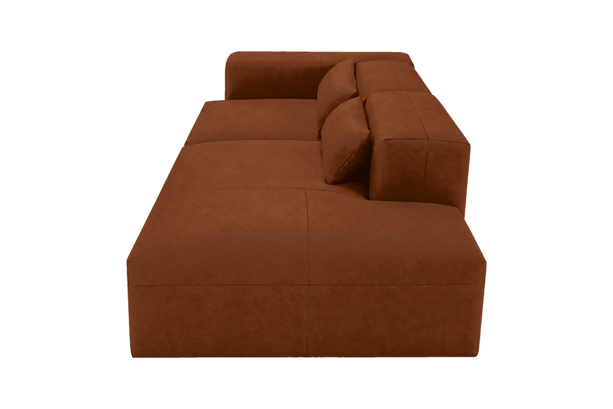 Jasmine Right Chaise Sofa in Marfa Pluto