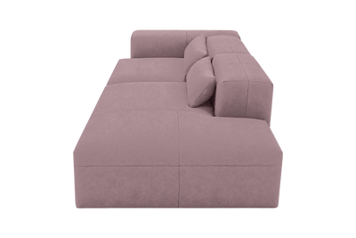 Jasmine Right Chaise Sofa in Fresco Saint-Tropez