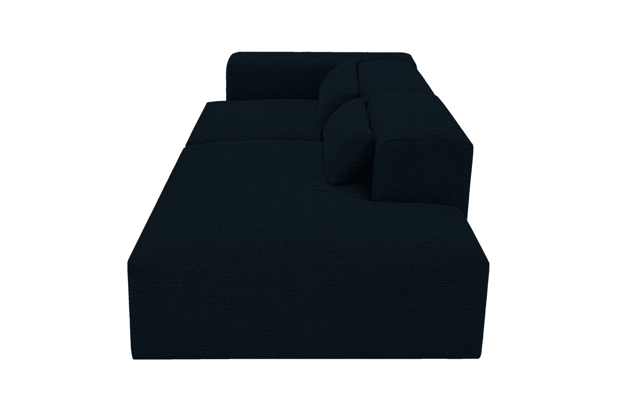 Jasmine Right Chaise Sofa in Mosquito Tenerife