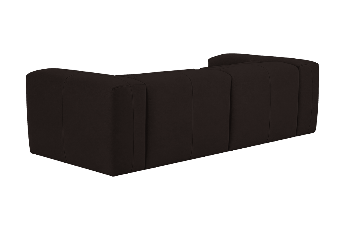 Jasmine Small Sofa in Dante Ebony