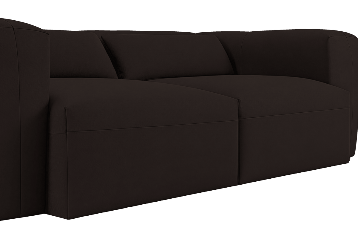 Jasmine Small Sofa in Dante Ebony
