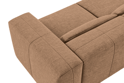 Jasmine Small Sofa in Roni Biscotti