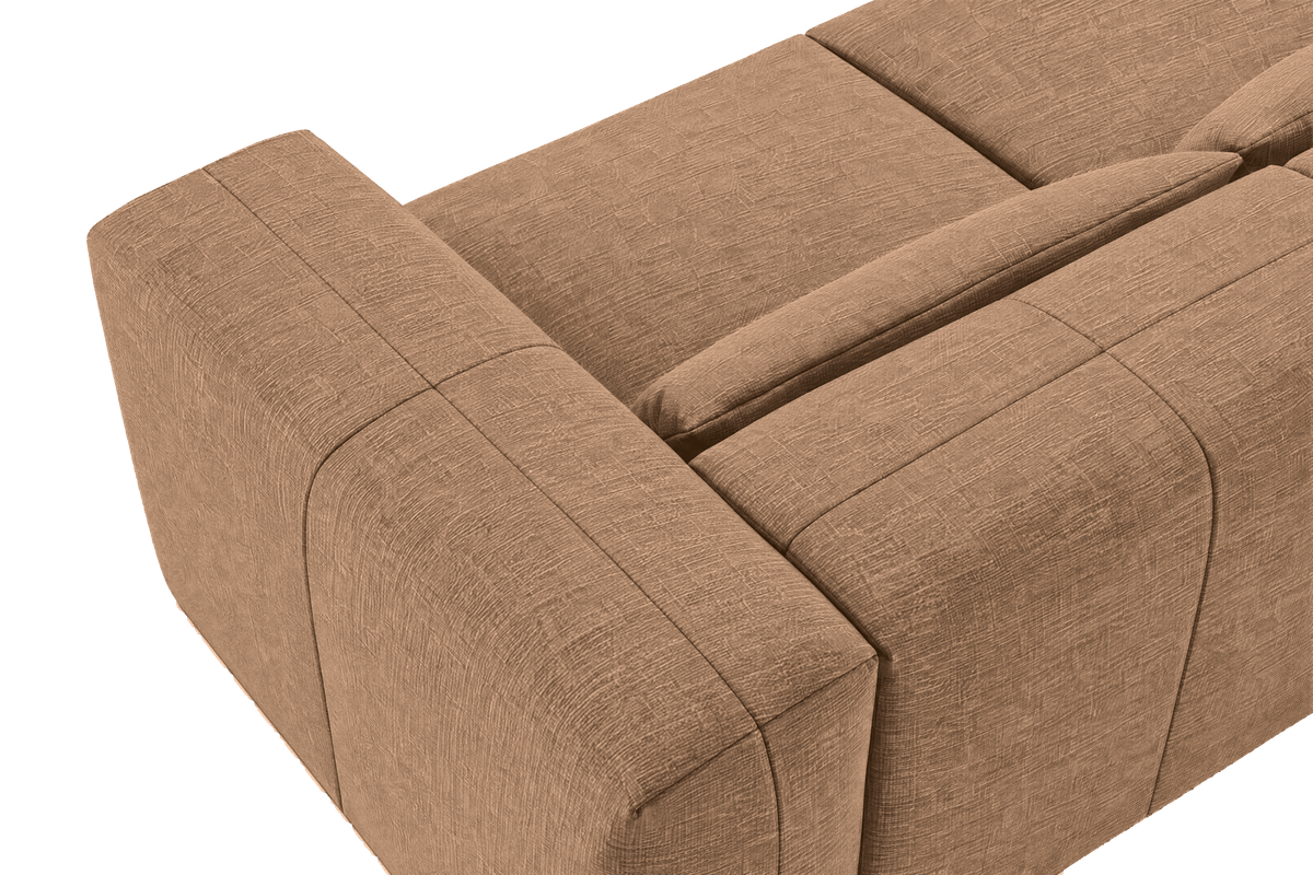 Jasmine Small Sofa in Roni Biscotti