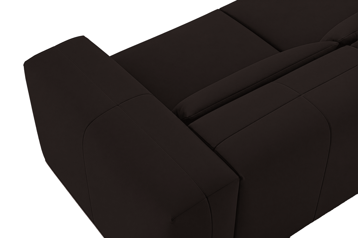 Jasmine Small Sofa in Dante Ebony
