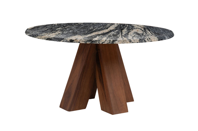 Tipi Jet Marble Round Martini Table