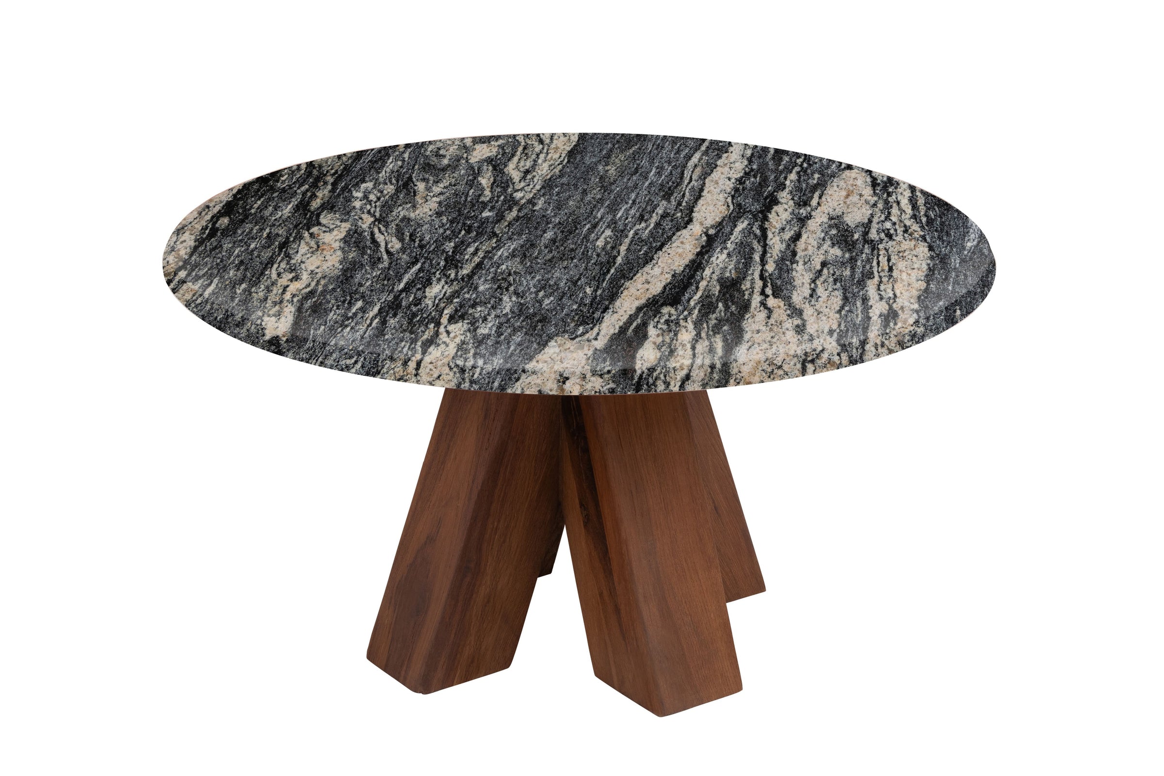 Tipi Jet Marble Round Martini Table