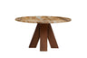 Tipi Honey Marble Round Martini Table