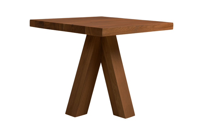 Tipi Char Oak Square Martini Table