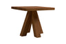 Tipi Char Oak Square Martini Table