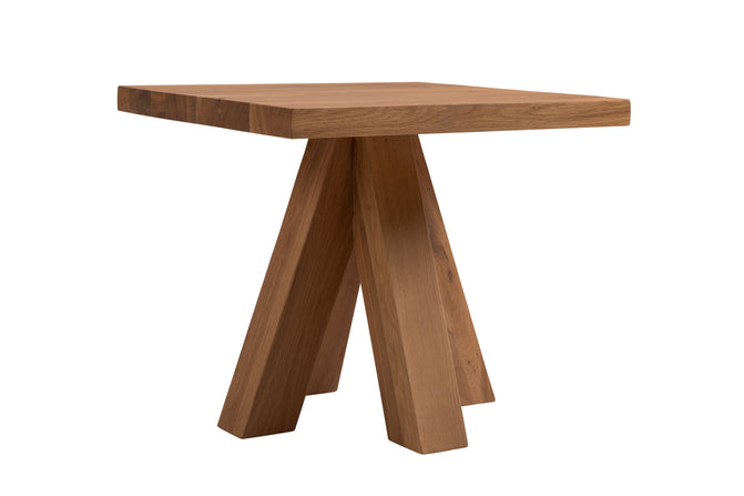 Tipi Natural Oak Square Martini Table