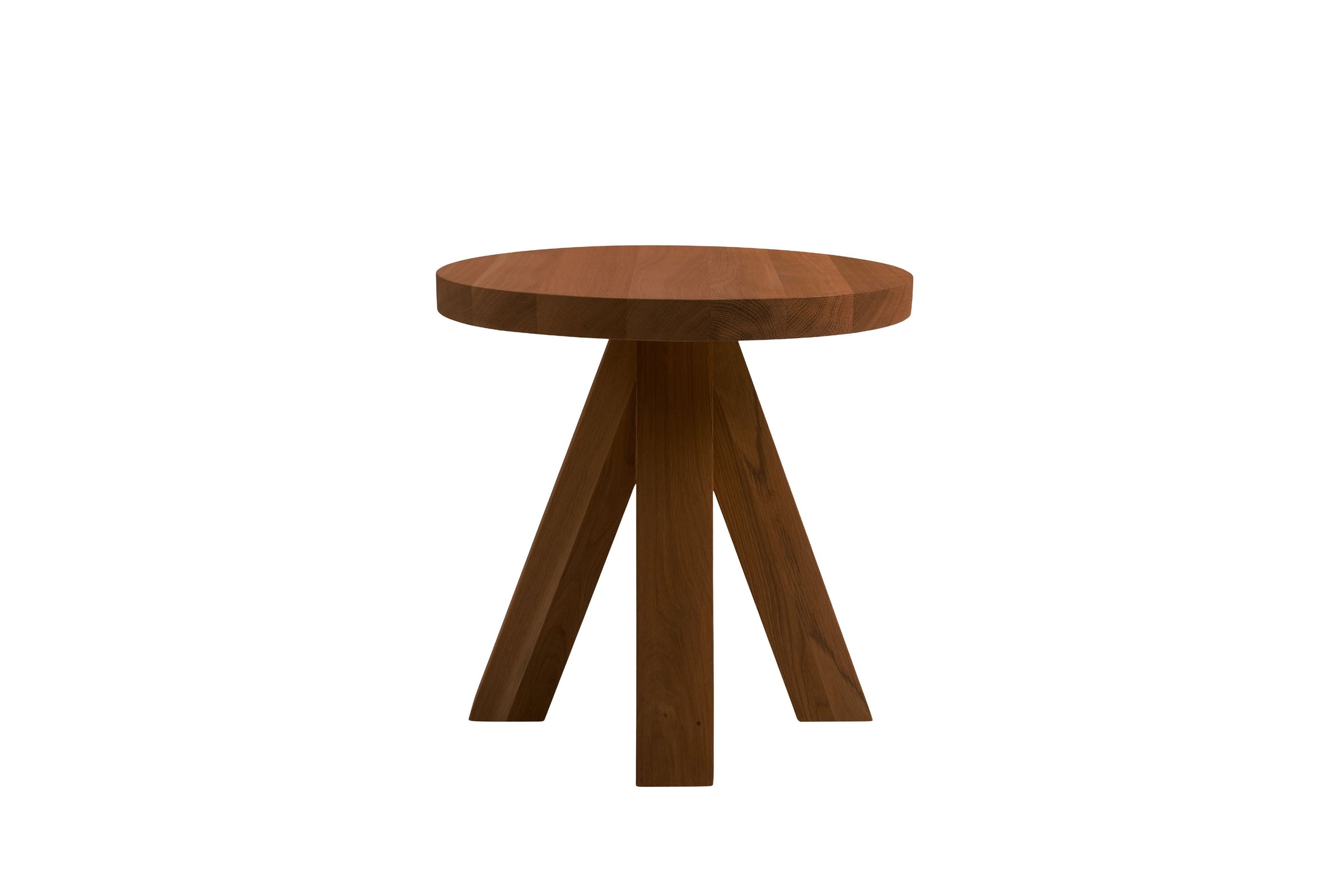 Tipi Char Oak Round Martini Table