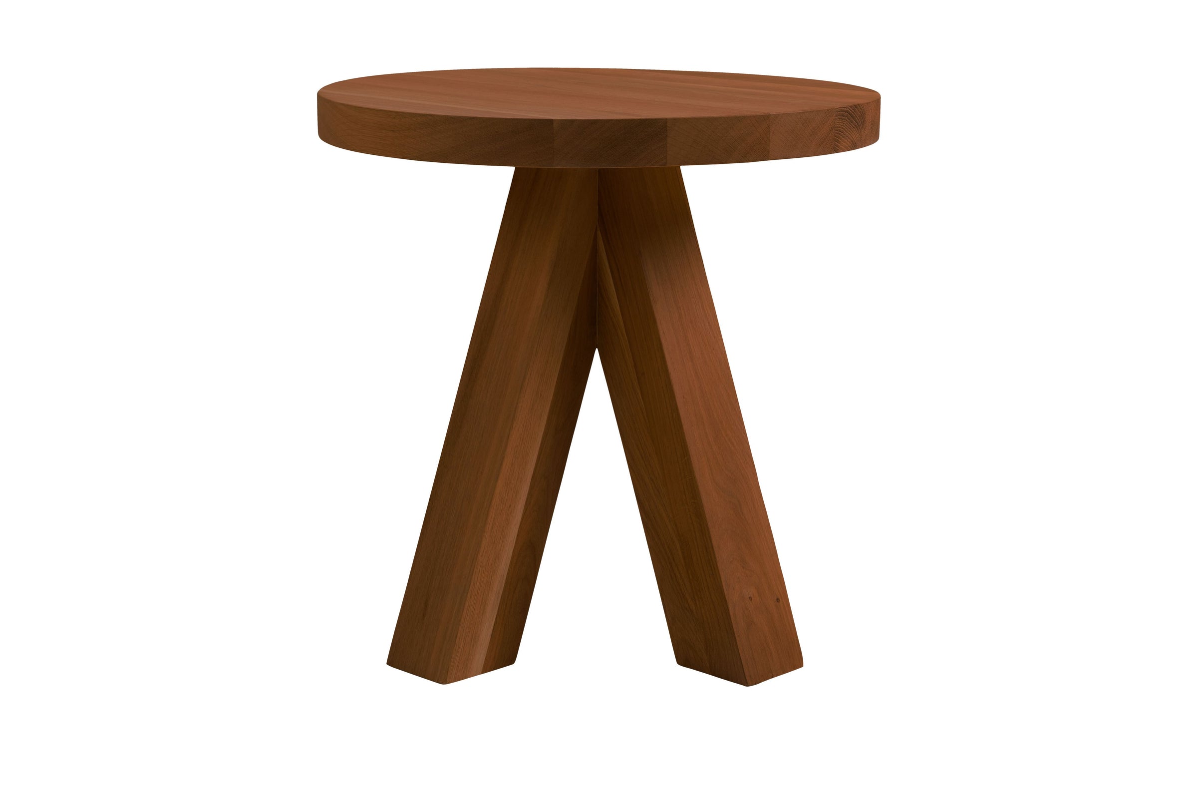 Tipi Char Oak Round Martini Table