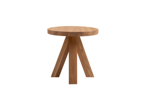 Tipi Natural Oak Round Martini Table