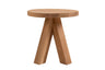 Tipi Natural Oak Round Martini Table