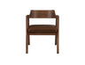 Francis Dining Chair in Matt Beech & Leather