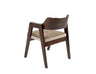 Francis Dining Chair in Polished Beech & Velvet