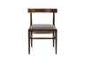 Lowry Dining Chair in Polished Beech & Velvet