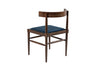 Lowry Dining Chair in Polished Beech & Velvet