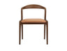 Lades Seul Dining Chair in Matt Beech & Leather