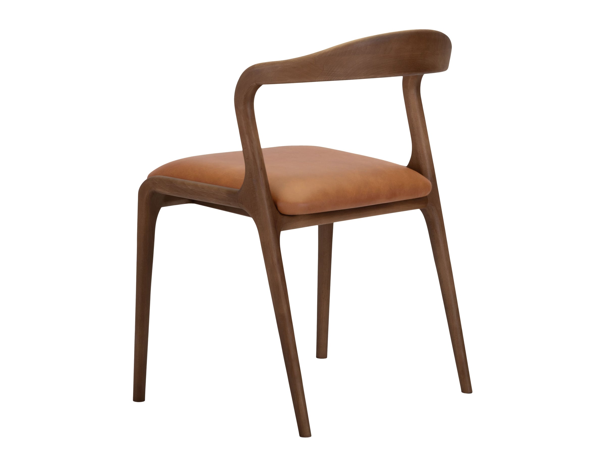 Lades Seul Dining Chair in Matt Beech & Leather