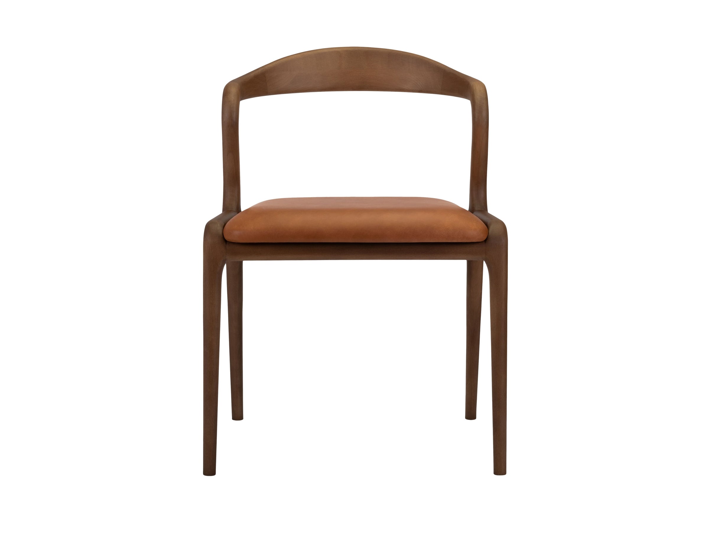 Lades Seul Dining Chair in Matt Beech & Leather